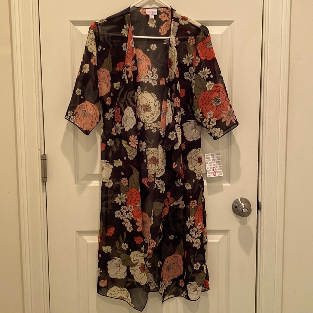 Lularoe Shirley Flower Kimono